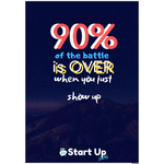 StartUp Swag 90% quote poster