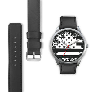Faded Flag Stainless Steel Watch