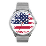 Flag Stainless Steel Watch Case