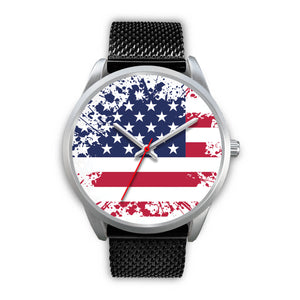 Flag Stainless Steel Watch Case